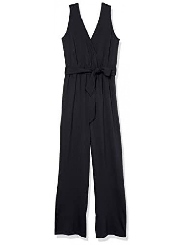 Drop Women's @caralynmirand Sleeveless Wrap Jumpsuit 