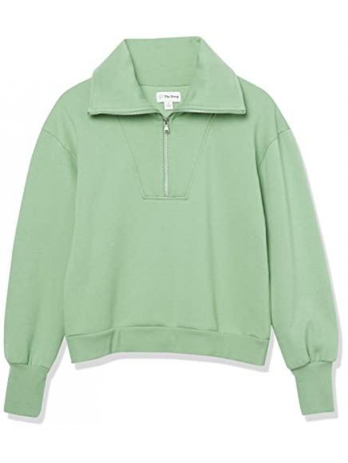 Drop Women's Hayley Half Zip Fleece Sweatshirt 