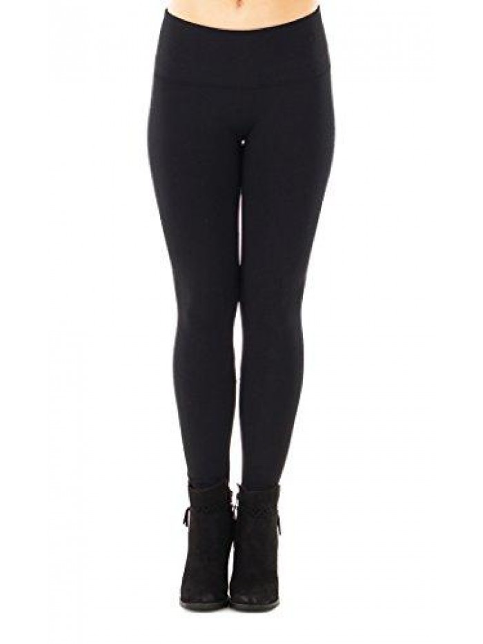 Fleece Lined Leggings High Waisted Thermal Leggings Cotton Seamless Winter 