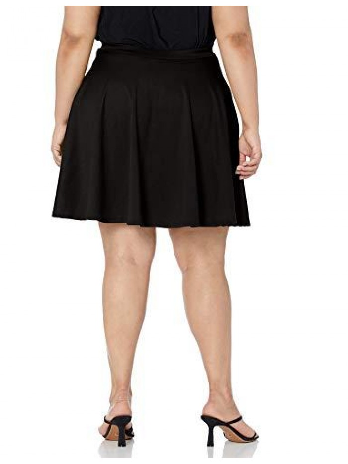 Vixen Women's Plus-Size Short Skater Skirt 