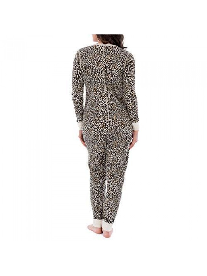 of the Loom womens Micro Waffle Premium Thermal Union Suit 