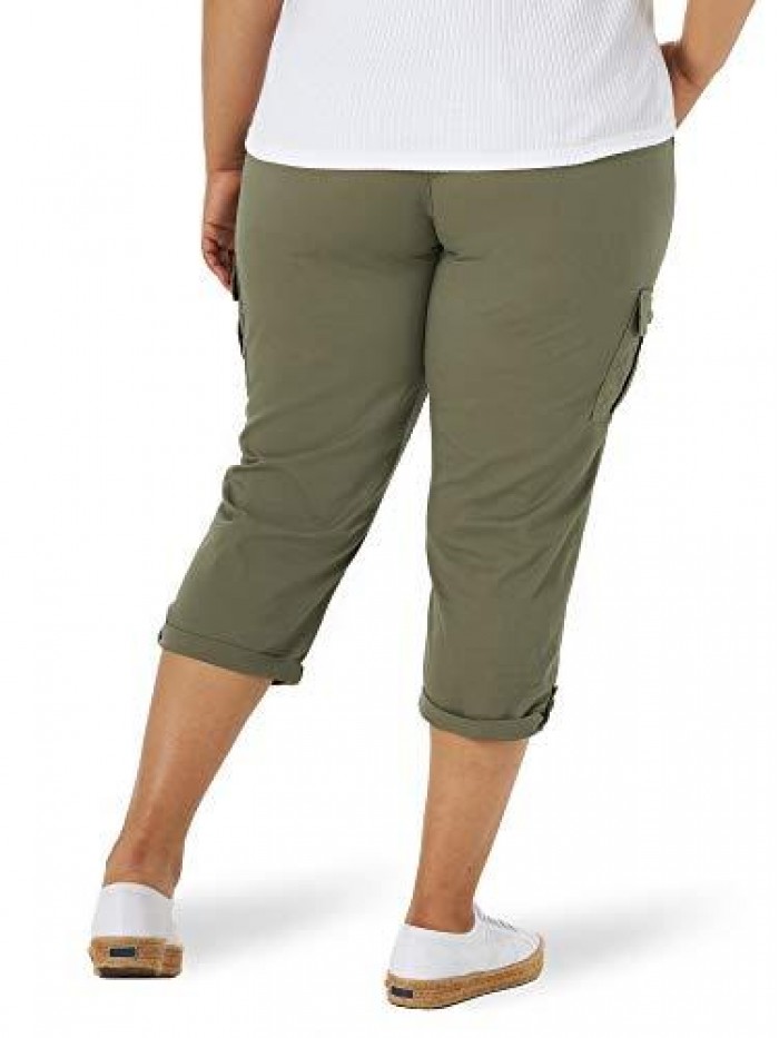 Women's Flex-to-go Mid Rise Cargo Capri Pant 