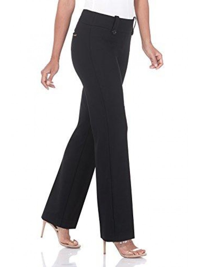 Women's Smart Desk to Dinner Stretch Bootcut Pant w/Tummy Control 