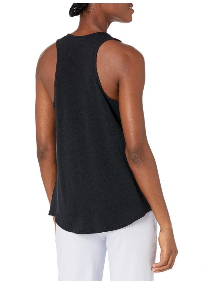 Women's Relaxed-Fit Lightweight Lounge Terry Racerback Tank  