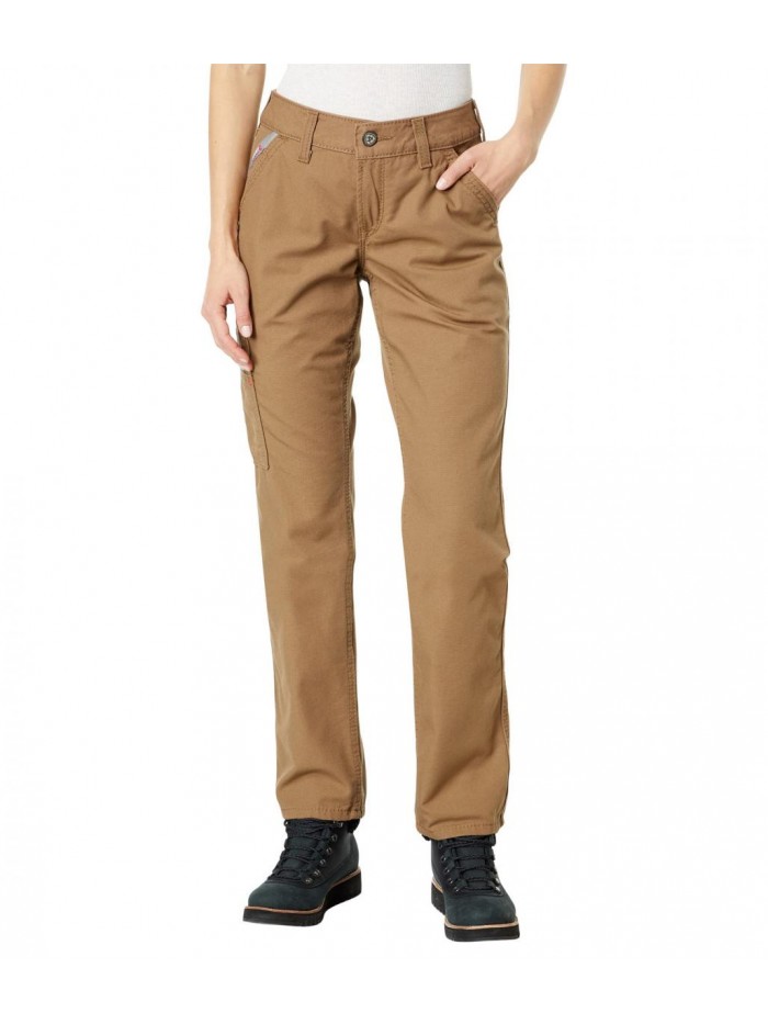 Women's Fr Duralight Stretch Canvas Straight Leg Pants 