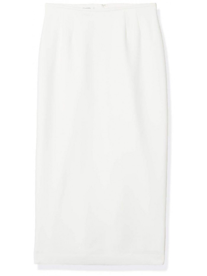 Women's Stretch Crepe Column Skirt 