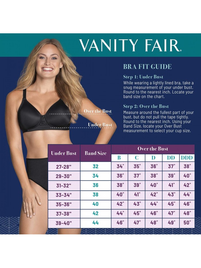 Fair Women's Full Figure Beauty Back Smoothing Bra (36C-42H) 