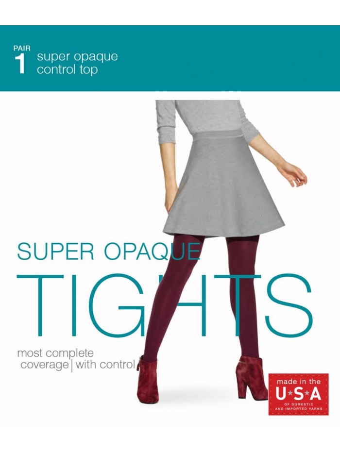 Nonsense womens Super-opaque Control-top Tights 