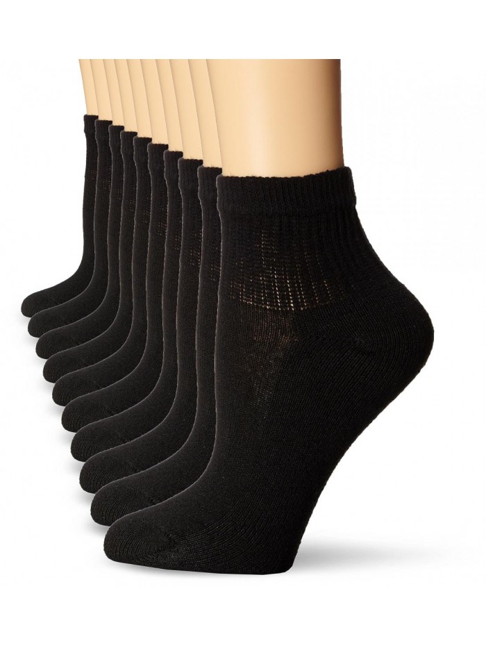 Women's 10-Pair Value Pack Ankle Socks 