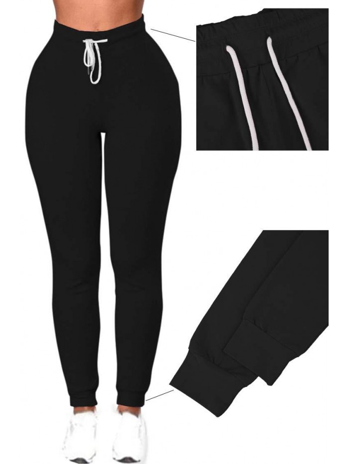 Fixmatti Women Pullover Hoodie Pockets Sweatpants Sport Jogger Sweatsuit