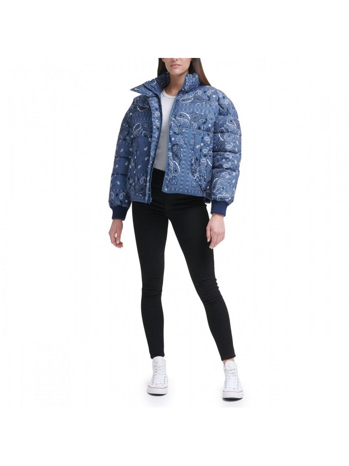 Levi's Women's Cinch Waist Puffer Jacket