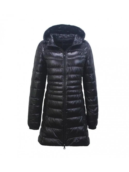 Jackets Women's Down Jacket Hodded Lightweight Out...