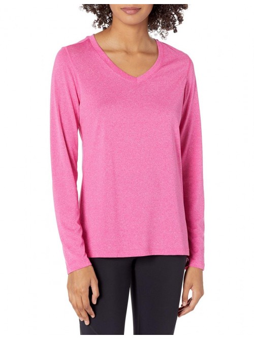 Women’s Cooldri Performance Long Sleeve V-neck T...