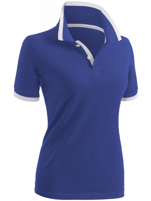 Women's Casual Short Sleeve PK Polo Shirts 