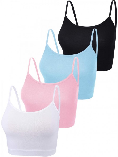 Pieces Crop Cami Top Spaghetti Strap Tank Camisole...