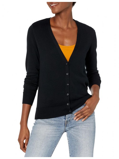 Women's Lightweight Vee Cardigan Sweater (Availabl...