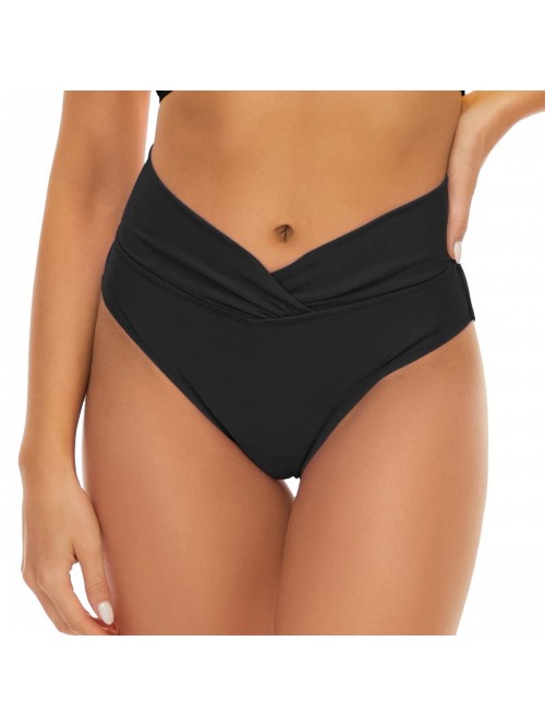 Women's Swimsuit Bottoms Midrise Twist Front Swim ...