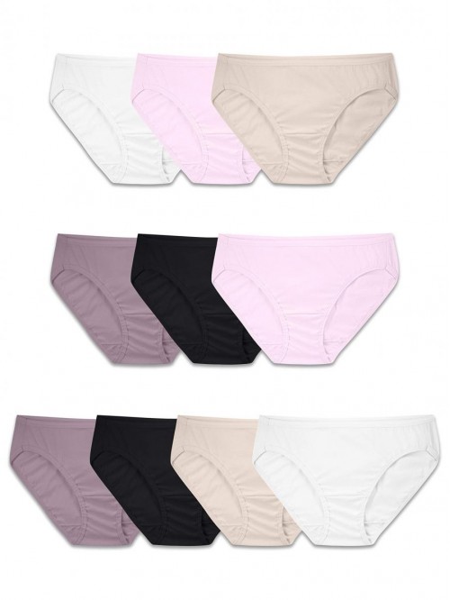 of the Loom Women's Tag Free Cotton Bikini Panties...