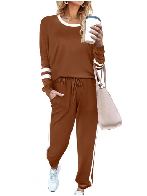 Sweatsuit for Women 2 Piece Outfits for Womens Cre...