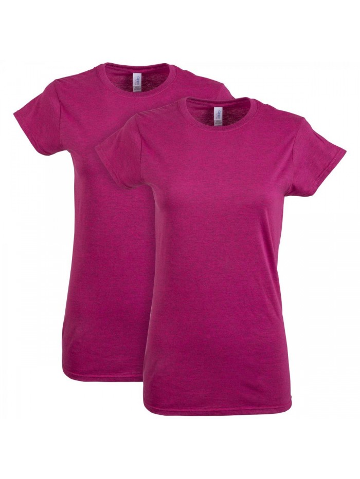 Women's Softstyle Cotton T-Shirt, Style G64000l, 2-Pack 