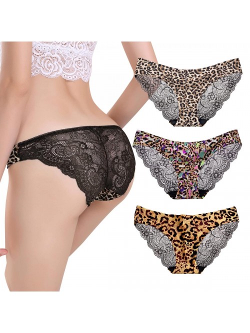 Pack Women's Underwear Lace Bikini Panties Sexy Wo...