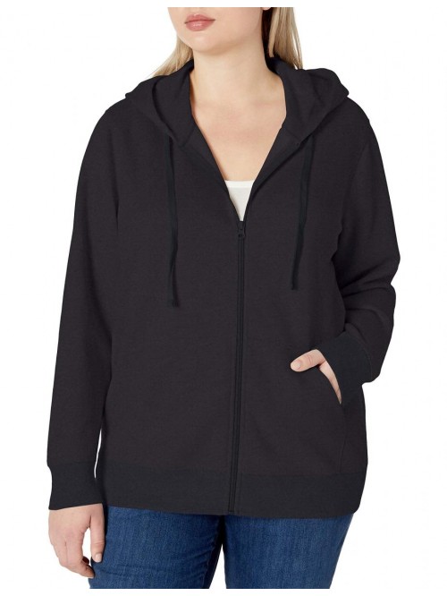 Women's French Terry Fleece Full-Zip Hoodie (Avail...