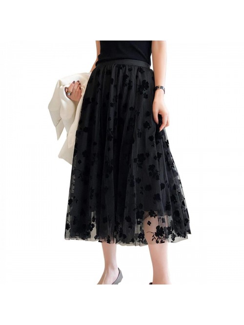 Skirts for Women High Waist Tutu Skirt Tulle Mesh ...