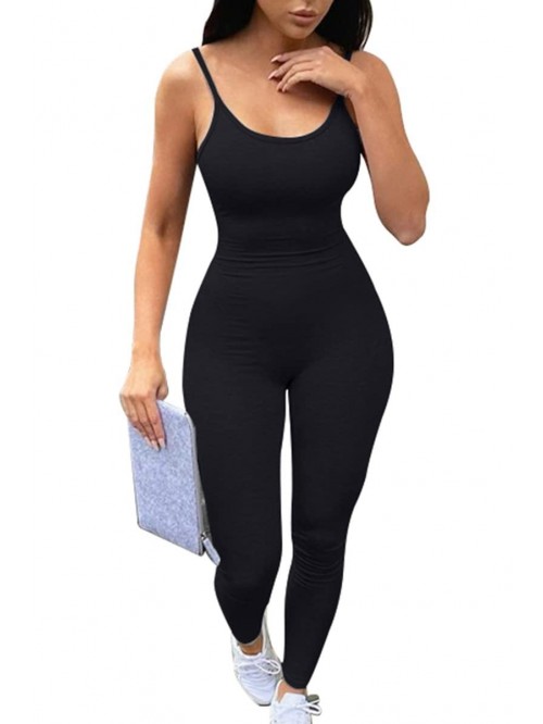 Women’s Sleeveless Spaghetti Strap Bodycon Tank ...