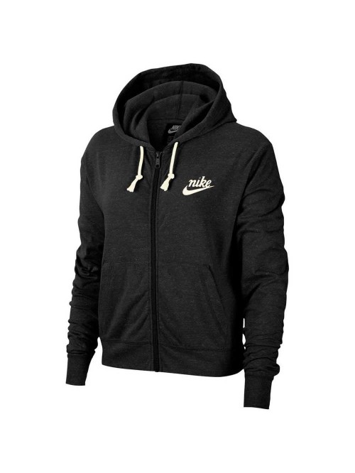 Women's Sportswear Gym Vintage Full-Zip Hoodie 