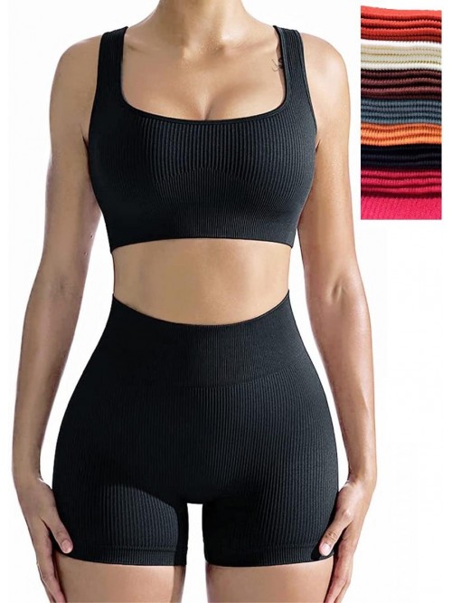 Sets for Women, Seamless Crop Tops Leggings Matchi...