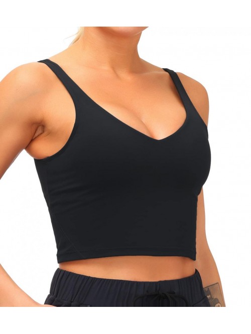 Fit Sports Bra for Women Longline Padded Bra Yog...