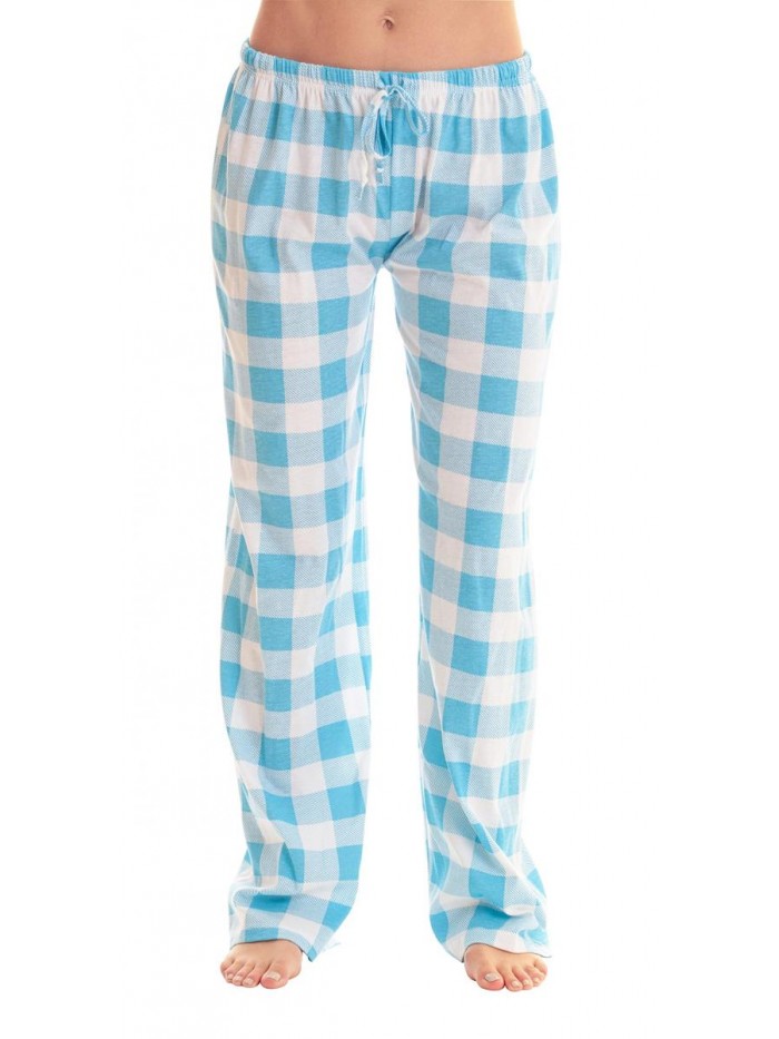 Love Women Buffalo Plaid Pajama Pants Sleepwear 