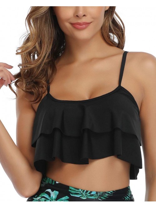 Me Ruffled Bikini Top Flounce Swim Top Falbala Swi...