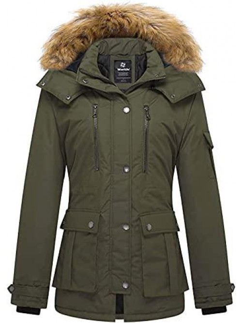 Women's Quilted Winter Coat Warm Puffer Jacket Thi...