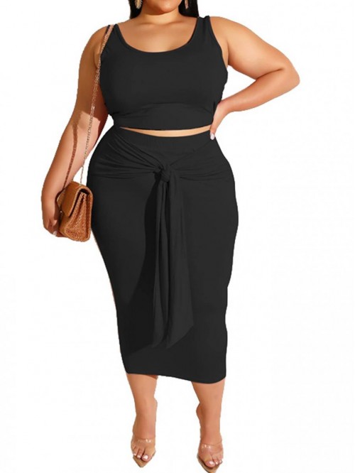 Plus Size Women 2 Piece Outfits Sets Sexy Tracksui...